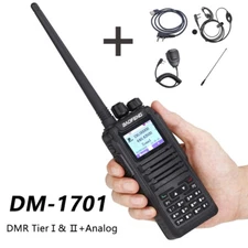 Baofeng DM-1701 DMR Mobile Radio Powerful Dual Band Walkie Talkie w/ Accessories
