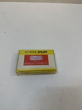 School Smart Beveled Block Erasers, Large, Pink, Pack of 12
