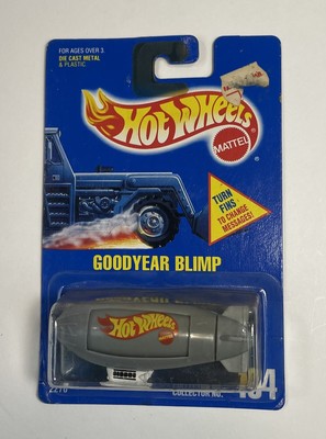Vintage Hot Wheels Goodyear Blimp Collector No. 194 Messages Change Toys 1991