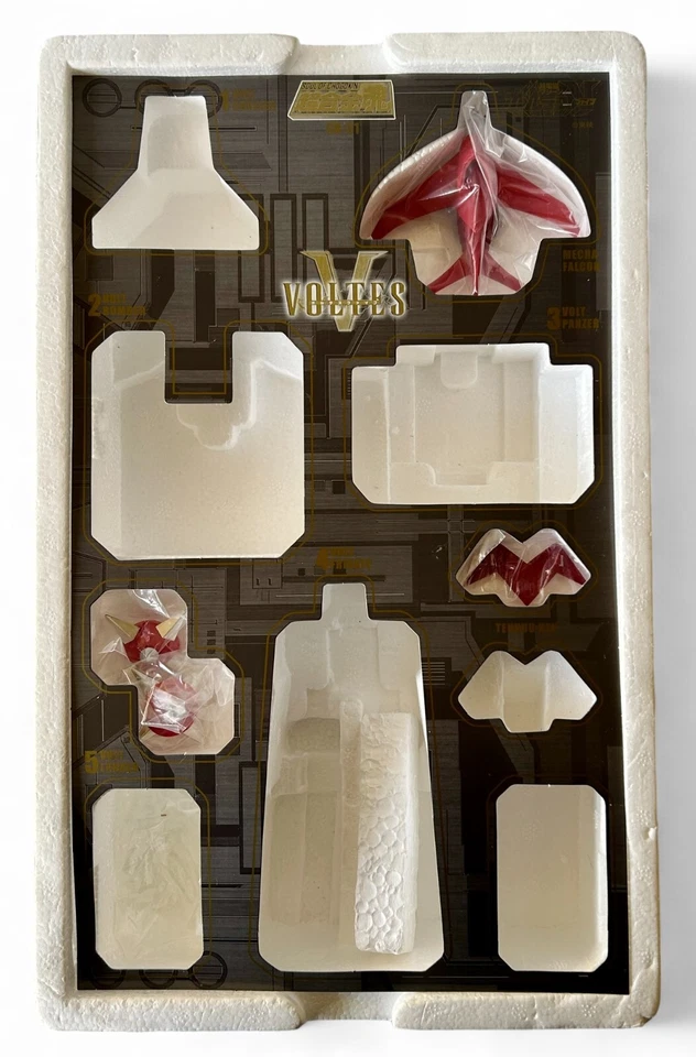 VOLTES V GX-31 Soul Of Chogokin figure BANDAI parts only boxed JAPAN 2006 EUC - Image 2 of 4