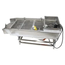 Electric Linear Sifter 2Layer Straight VibratingSieve Screen Shaker10mm 8mm 110V