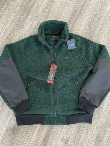 New Filson Sherpa Fleece Jacket Green 