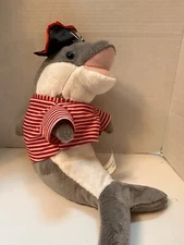 Wishpets #3321 Pirate Shark/ Dolphin  12” Tall Plush Corky