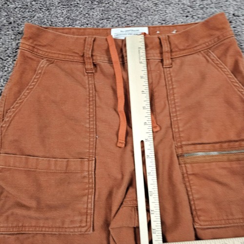 Pantalones REI para mujer 2 marrón lona carga senderismo jogger elástico tobillo cremallera 25x27 - Imagen 3 de 12