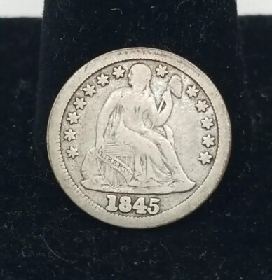 1845 Seated Liberty Dime #2937 | eBay