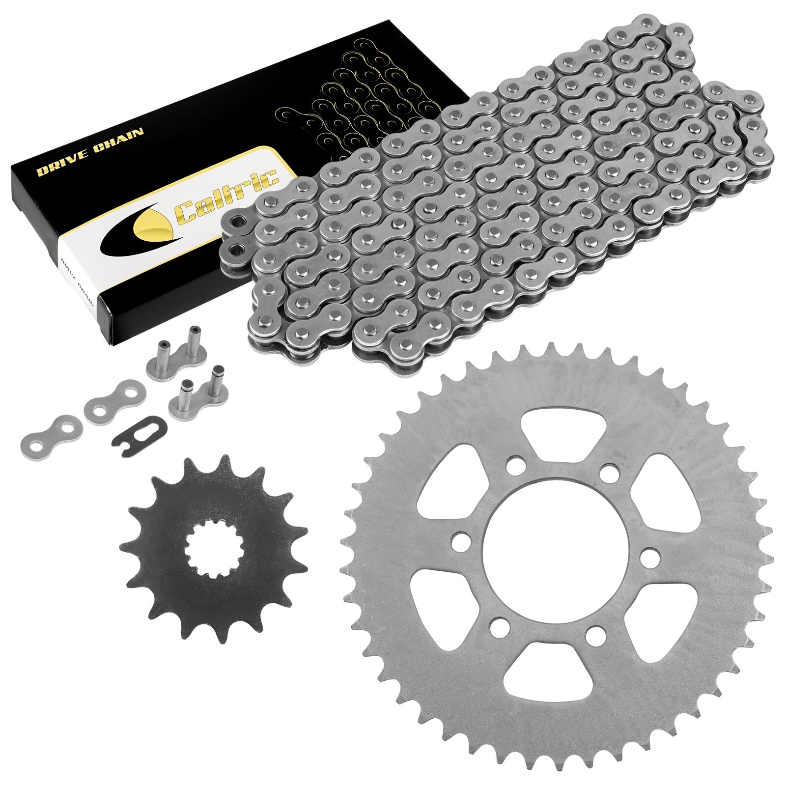 Drive Chain & Sprockets Kit for Kawasaki ER-6F ER-6N EX650 2006-2022