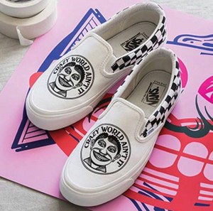 Vans John Van Hamersveld Zapatillas Hombres X Zapatos raras blanco AI no  CRAZY WORLD | eBay