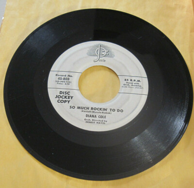  DIANA COLE -  SO MUCH ROCKIN TO DO - HEAR 1956 PROMO JOSIE JIVIN ROCKIN EX.