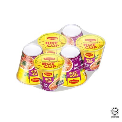 6Cups X 60g of MAGGI Hot Cup Tom Yam - DHL EXPRESS SHIPPING