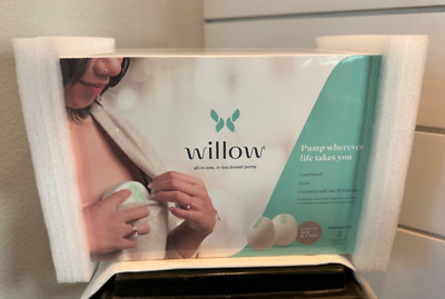 Willow Wearable Breast Pump with Container Bundle with extra storage bags.