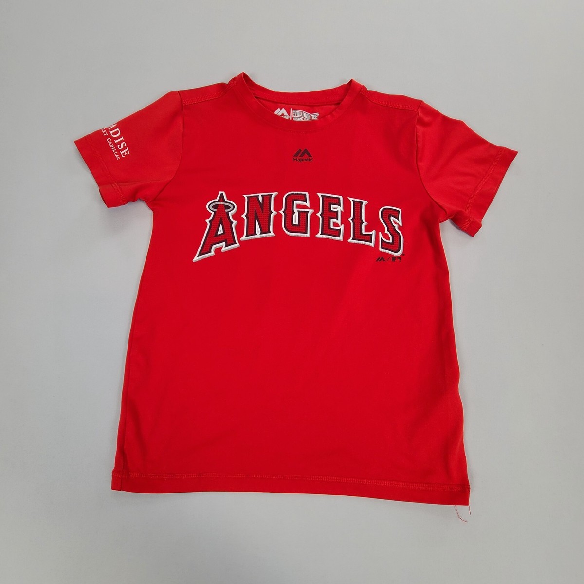 トップス Interbreed x majestic a baseball shirt Majestic Shirt Boys Small Red Baseball Jersey Training Athletic