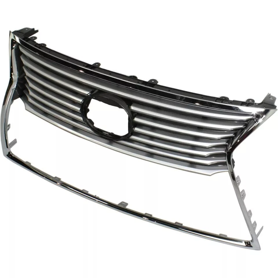 New Front Grille Chrome Shell with Black Insert For 2013-2016 Lexus LS460 LS600h Foto 3 de 4