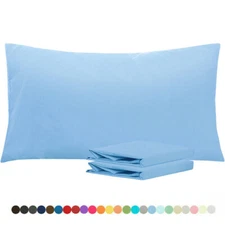 Pillow Cases 2 Pack Multiple Color Choices Envelope Pillowcases All Size