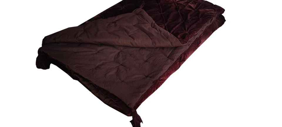 Colcha de veludo marrom, edredom de veludo, colcha queen, colcha marrom king size, colcha - Imagem 3 de 4