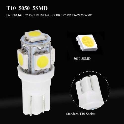 9 x Xenon White Interior LED Lights Package For 2006 - 2010 Hummer H3 +TOOL - Picture 6 of 8