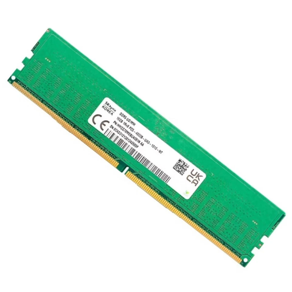 Hynix 32GB (2X16GB) DDR5 DDR5 4800MHz PC5-38400 UDIMM Memory Ram HMCG78MEBUA081N - Image 4 of 4
