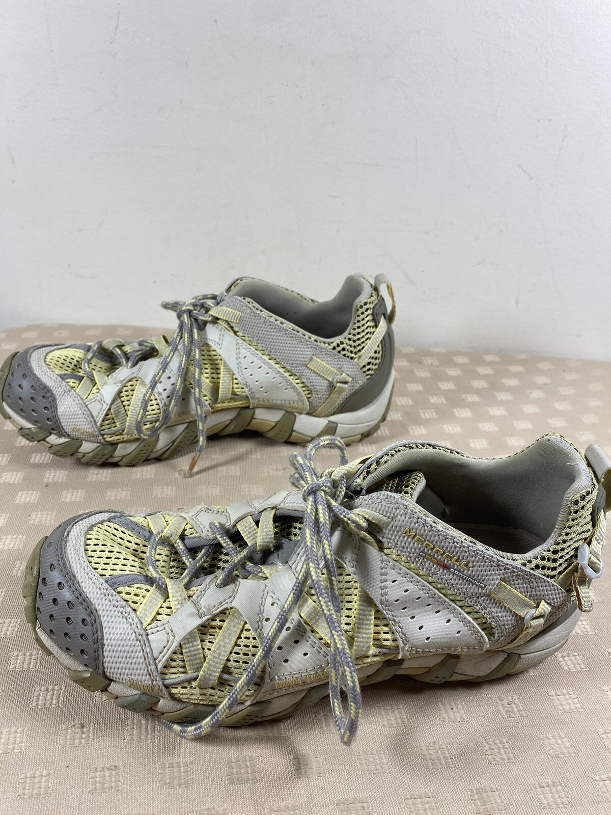 Merrell J80058 Waterpro Maipo Lime Mesh Casual Scarpe da trekking Donna US 6 5