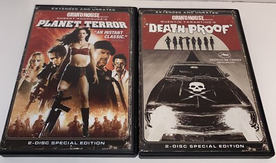 Grindhouse 2 DVD Lot Death Proof Planet Terror Unrated Tarantino