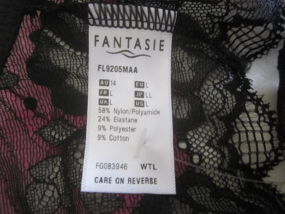 Braguita Brasileña Fantasie Marianna FL9205 Magenta L Precio de venta sugerido por el fabricante 36,00 USD Nueva con etiquetas Foto 3 de 4