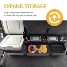 Underseat Storage Fits For Ford 17-24 F150 F250 F350 F450 4-Door Crew Cab Pickup