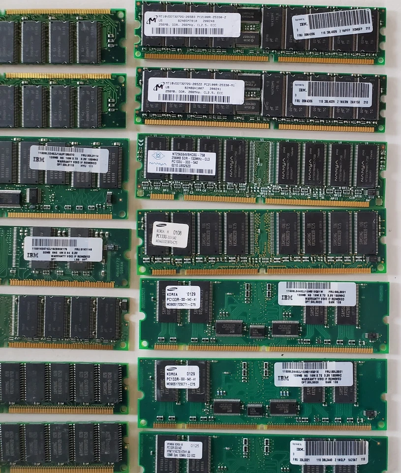 HUGE Lot Memory RAM  Components Server Workstation Laptop Circuit Board Pieces Foto 3 de 4