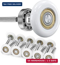 Terpheety Nylon Garage Door Rollers 10 Pack - 2" Quiet Garage Door Wheels Replac