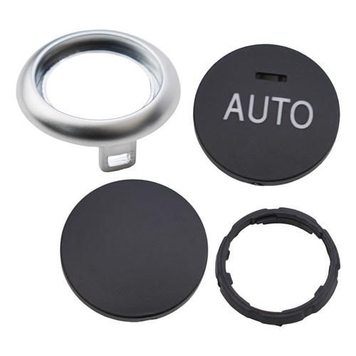 Useful Control Button Knob Black+Silver Interior 61319393931 Accessories - Picture 6 of 12