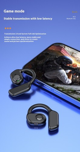 Open Ear Kopfhörer Kabellos Kopfhörer, Bluetooth 5.3 Sport Ohrclip Kopfhörer OWS - Zdjęcie 14 z 24