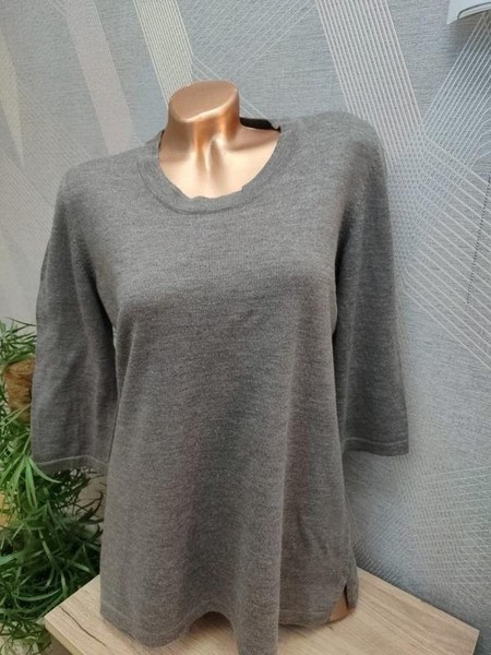 Women Peter Hahn Sweater Beige Wool 38 / M / 46 #C923