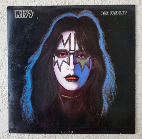 T-shirt Vintage KISS 1978 Ace Frehley - Taille L, Noir, Neuf Sans étiquette, Pour Fans De Hard Rock