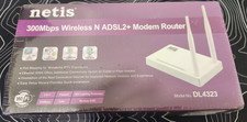 Netis DL4323 - 300Mbps Wireless N - ADSL2 Modem Router - New and Factory Sealed