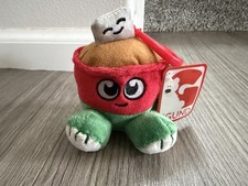 GUND Christmas Holiday Hot Cocoa Plush Clip On Mug Red Green NWT