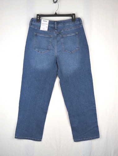 Jeans donna Sonoma nuovi con etichette taglia 10 blu denim crop gamba dritta vita alta prezzo al dettaglio consigliato - $ 44 - Foto 6 di 16
