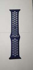 Apple Watch Sport Band 42mm 44mm 45mm Blue Wh...