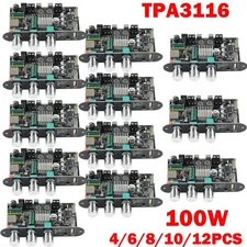 4-12Pcs 1001U 100W Mono Bluetooth Audio Power Amplifier Board Module TPA3116D2