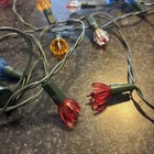 Vintage tulip lights 20 strand missing 1 bulb — photo 2
