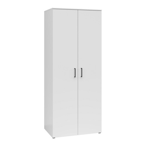Kleiderschrank - weiß - Breite 80 cm - XL-Tiefe Kleiderschrank Schrank - Bild 1 von 7