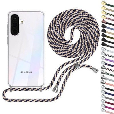 EAZY CASE für Samsung Galaxy A36 Hülle mit Band Handykette transparent Cover TPU
