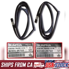 Glass Run Channel Rubber Seal Rear Lh Rh For Nissan Navara Frontier D22 1998-04