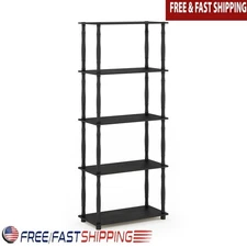 5 Tier Storage Shelf Turn N Tube Freestanding DIY Organizer Indoor Storage Unit