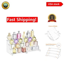 Transparent 4 Tier Riser Stand - Perfect for Desserts, Figures, and Cosmetics