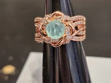 Bomb Party Ring New with Tag NO Bag Sz 7 Rose Gold Plating 