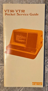 Digital Equipment Corp DEC VT50/52 Pocket Service Guide 1st Edition