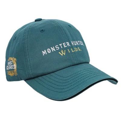 USJ Limited Monster Hunter Wilds Cap Quest Clear Logo Gate Design Neu UNBENUTZT