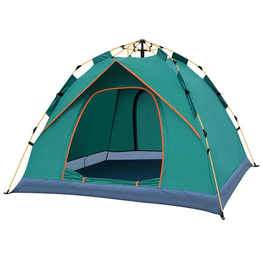 Quick Pop Up Tent for 4 Person Automatic Easy Setup Beach Dome Tent with Pole US