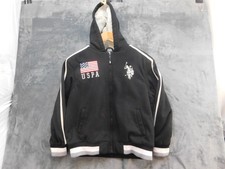 U.S. Polo Assn Jacket Boys Large 14/16 Black ...