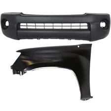Bumper Cover Kit For 2005-11 Toyota Tacoma Front RWD Bumper Cover and Fender 2Pc