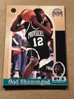 1997-98 THE SCORE BOARD -AUTOGRAPHED BASKETBALL ED- GOD SHAMMGOD PROVIDENCE #42