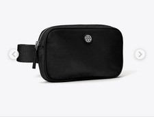 Tory Burch Virginia Black Nylon Belt Bag Near Mint Condition