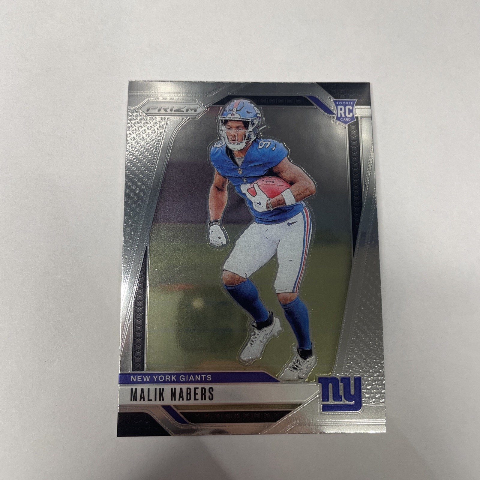 2024 Panini NFL Prizm Malik Nabers Base RC NY Giants #370